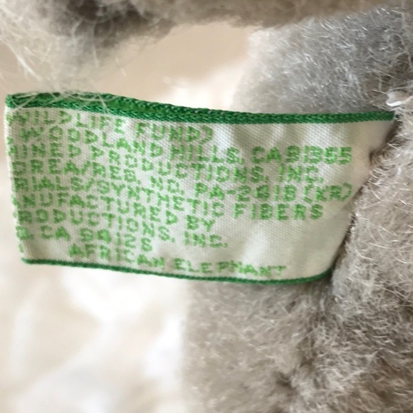 APPLAUSE Vintage 1989  Elephant Stuffed Plush - Picture 8 of 8